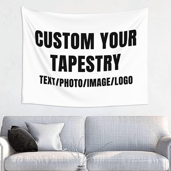 Personalized Tapestry Custom Tapestry Upload Images Banners and Signs Customize - Image 3