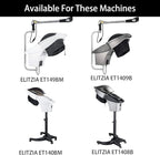 Elitzia Professional Steam Cap Waterproof Hair Steamer Bonnet for Micro Mist Scalp Massage Deep Conditioning Black Hair Care Salon Treatments (3pc Gray)