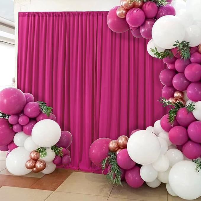 AK TRADING CO. 10 feet x 10 feet Polyester Backdrop Drapes Curtains Panels - Image 5
