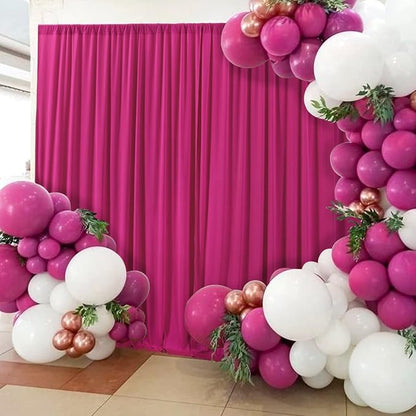 AK TRADING CO. 10 feet x 10 feet Polyester Backdrop Drapes Curtains Panels - Image 5