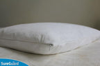Set of 2 Queen Size SureGuard Pillow Protectors - 100% Waterproof, Bed Bug Proof, Hypoallergenic - Premium Zippered Cotton Terry Covers