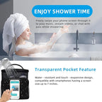 Dorm Essentials for Guys Shower Caddy Portable,Showe rBag,Travel Toiletry Bag,Personal Essentials for Men Women Camping Beach&Dorm Room&travelling&Makeup Organizer,Medium, Black