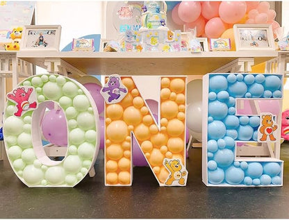 3FT Tall Mosaic Balloon Frame Letters Big Marquee Light Up Letters DIY Kit - Image 5