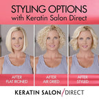 Keratin Salon Direct Keratin Hair Treatment, 4 oz | Frizz Control, Formaldehyde Free, Salon Quality, Smoothing Treatment, Long Lasting, Cream for All, Frizzy, Curly, Dry, Damaged Hair