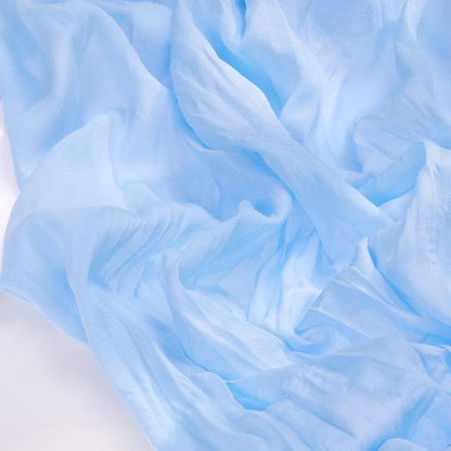 Cheesecloth Table Runner Summer Boho Wedding Birthday Party Home Decor | Blue - Image 3