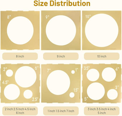 Auihiay 14 Holes Plastic Balloon Sizer Box Cube, Balloon Sizer | Yellow - Image 3