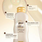 Gisou Honey Gloss Hair Wash Duo - Hydrating Shampoo & Conditioner with Fermented Mirsalehi Honey, Biomimetic Ceramides & Hyaluronic Acid, Strength & Glossy Shine, For All Hair Types