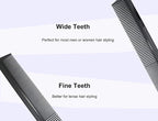 3 Pack Carbon Fiber Cutting Comb - Professional 8.15' Styling Comb for All Hair Types, Fine and Wide Tooth