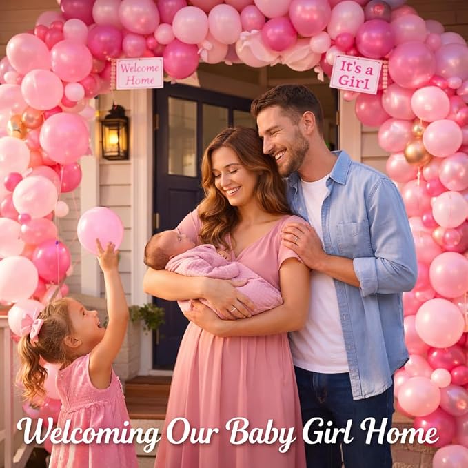 Pink Balloons 12 Inch, 100 Pack Latex Party Balloons, Round Helium Light Pink - Image 6