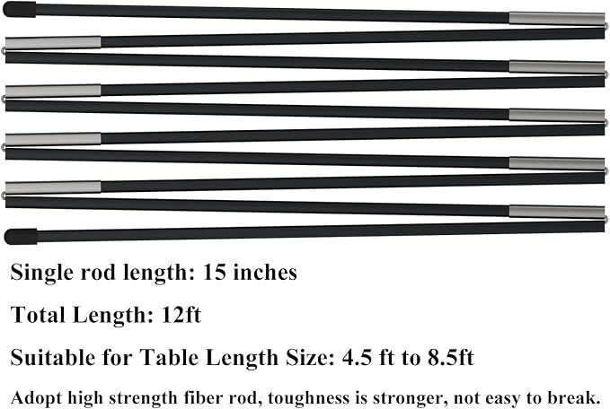 LANGXUN 12ft Table Balloon Arch Stand Kit - Image 3