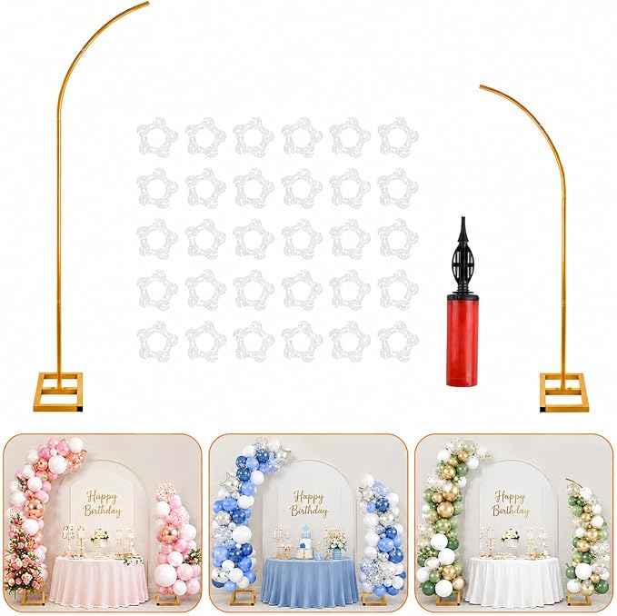 Half Balloon Arch Stand Kit by JOWINER
