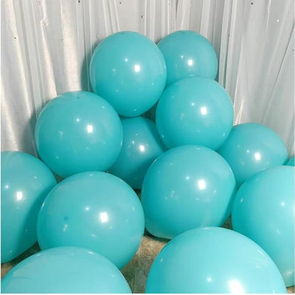 90 Packa Teal Balloons 18 inch Turquoise Latex Big Balloons - Image 4