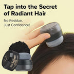 I DEW CARE Biotin Clarifying Dry Shampoo - Tap Secret Black | Strengthening & Volumizing, Powder Type, Refillable, Travel size, Non-aerosol, Brunette, Korean Ginseng, 0.24 Oz