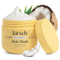 Kitsch Deep Conditioning Hair Mask – Moisturizing Hair Mask for Damaged Hair with Coconut Oil – Hydrating, Strengthening & Frizz-Reducing Hair Care Treatment for Curly, Coily & All Hair Types - 10 oz