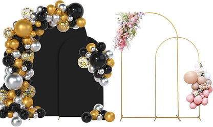 Wedding Arch Backdrop Stand Set of 2 by SuuWoee