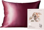 Oriental Lakeside® 100% Pure 22 Momme Mulberry Silk Pillowcase with Hidden Zipper - Nighttime Skincare & Hair Care Hydrating Pillow Cover