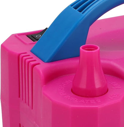 600W Electric Balloon Pump, Dual Nozzle Automatic Balloon Inflator Blowing - Image 9