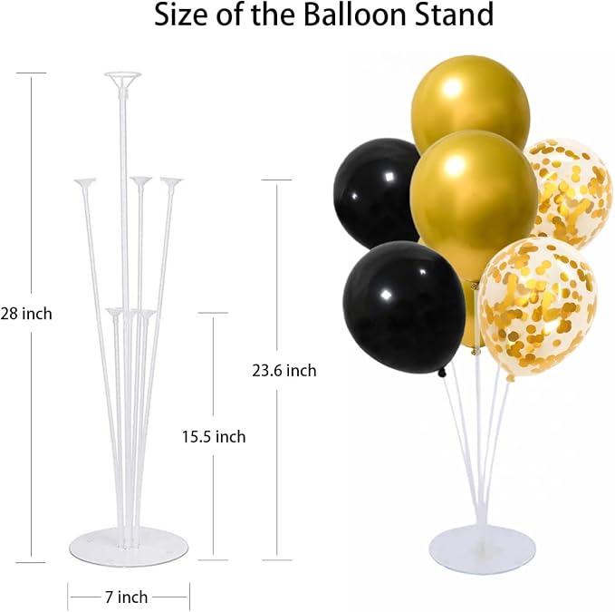 6 Set Balloon Stand Kit for Table Centerpieces - Image 5