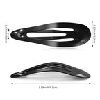 30 Pack Hair Clips for Women Styling - 10 Pcs 3.5" Sectioning Duckbill Clips + 20 Pcs 1.89" Snap Clips | Metal Barrettes for Thin Hair, Girls Hair Accessories (Non-Slip)