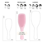 Tangle Teezer Ultimate Detangler Brush for Wet & Dry Hair, Eliminates Knots & Reduces Breakage for All Hair Types, Millennial Pink