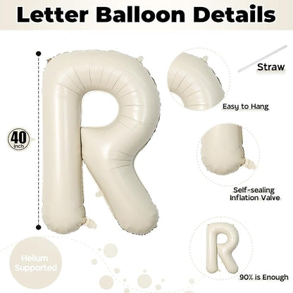 Big Alphabet Foil Word Balloons - Image 2
