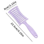 Hair Brushes for Women,Detangling Brush for Natural,Curly,Straight,Wet and Dry Hair,Anti-Static Bristles(Purple)