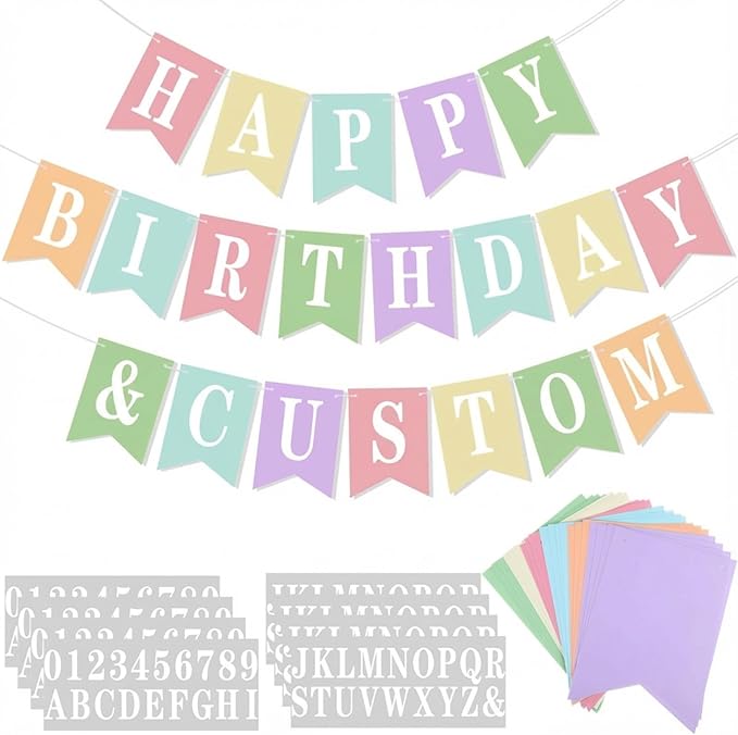 Mooliwe 171 Pcs DIY Custom Banner Kit Make Your Own Customizable Sign by Mooliwe