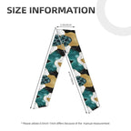 Boys Girls Cool Sports Sweat Band Head Decor for Running Athletic Spa, Long Multipurpose Abstract Watercolor Painting Gold Blue Turquoise Black White Gray Marble Head Ribbon Headdress