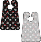 Beard Trimming Hair Catcher, Pirate Skulls Shave Bib, Non-Stick Bib Apron Waterproof, Shaving Tool for Men for Husband Father’s Day