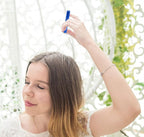USAGA 36 Fingers Head Massager Scalp Massager Head Scratcher, Stocking Stuffers Gift for Scalp Body Relaxing (Blue)