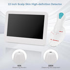 Beauty Star Scalp Analysis Machine, 12 inches Skin Tester Diagnosis Digital Analyzer Tool, Profesional Hair Detector Microscope, HairFollicle Health Detection Camera for Head Spa, Salon and Home Use