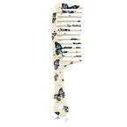 Wide Tooth Comb,Effortless Tangle Removal for Curly, Wet, Long Hair Wet,Cute Aesthetic Design for Women Men and Girls (Beige-09)