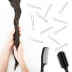 U Shaped Hair Pins, IKOCO 2.4inch Hair Pins for Women with Storage Box, Silver