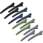 YISSION 12 PCS Hair Clips for Styling Sectioning, 3.1 Inch Matte Alligator No Crease Duck Billed Hair Barrettes for Women Girls