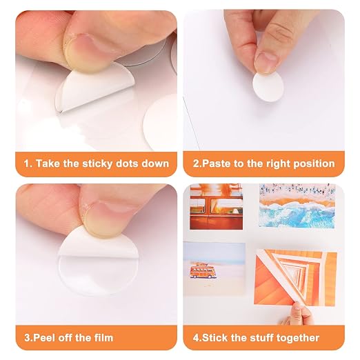 Poster Putty, 300 20mm/0.78" Sticky Tack, Double Sided Removable Clear Mounting - Image 3