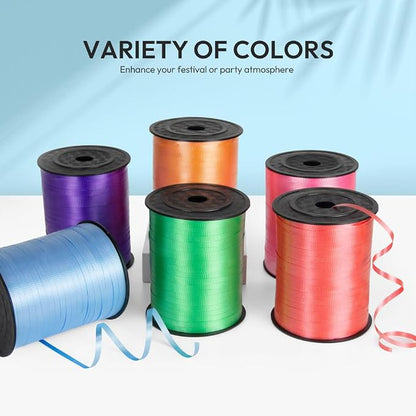 Silvery Crimped Curling Ribbon, 1/5" Wide x 500 Yards Christmas Curling Ribbons - Image 5