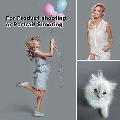CPLIRIS 10x12ft Gray Backdrop Photography Grey Photo Shooting Background - Image 6