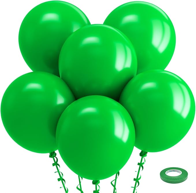 Bezente Green Balloons 18 Inch 30 Pack Latex Large Thick | Light Green Balloons by Bezente