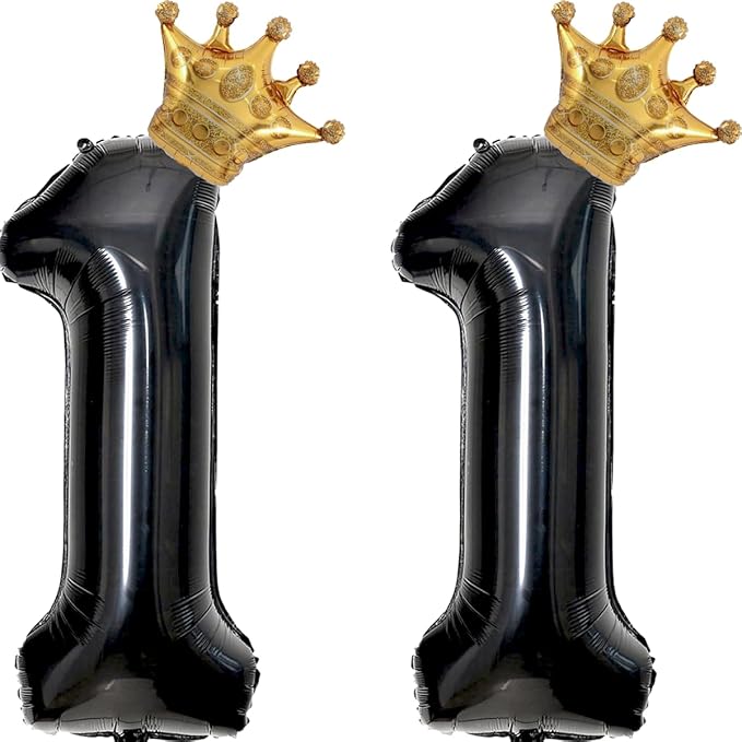 40 inch Large Black 11 Balloon Number by Unknown