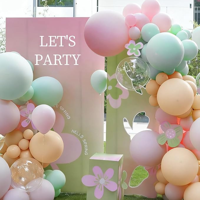 MEBAY Dusty Green Purple Nude Balloon Arch Kit - Image 4