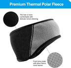 ROCKBROS Fleece Ear Warmers Headband Men Women for Running Cycling Biking Warm Ski Ear Band for Winter Cold Weather