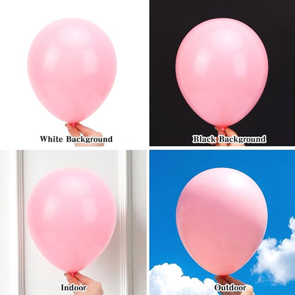 RUBFAC Pink Balloons 65pcs, 12 Inch Baby Light Pink Party Balloon - Image 3