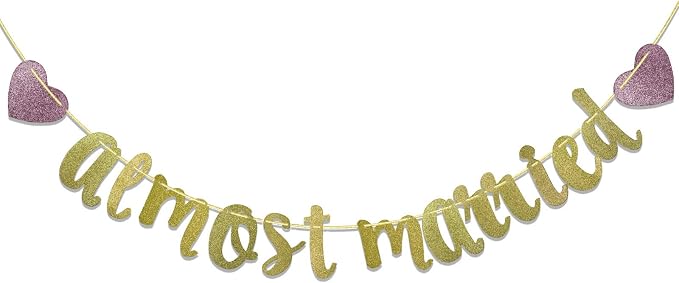 FOZEE Almost Married Banner, Wedding Banner | The Night Before Wedding by FOZEE
