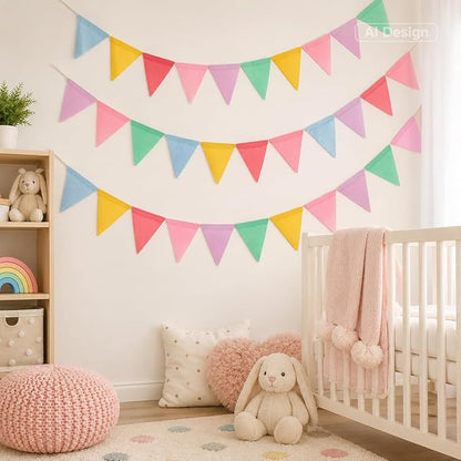 G2PLUS Bunting Banner, Triangle Flag Garland, Pennant Banner Flags, Pride Month - Image 8