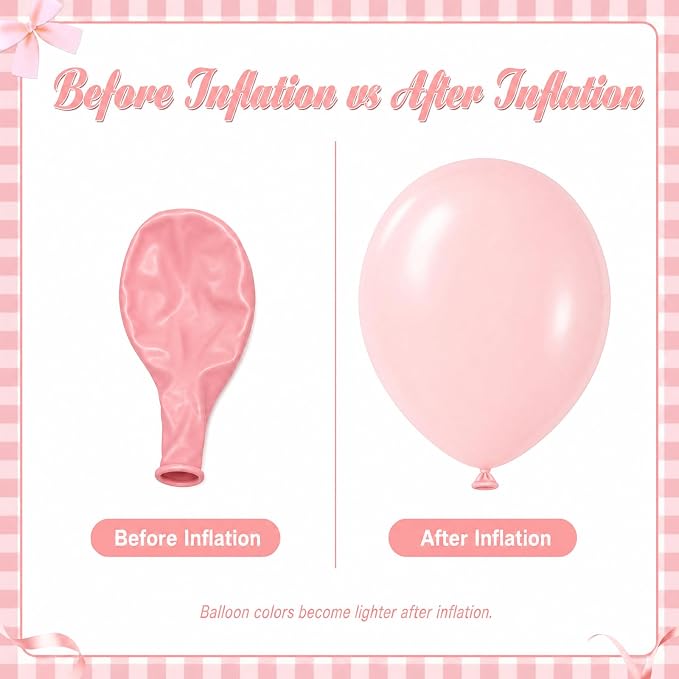 Pink Balloon Arch Kit, Different Sizes - Image 4