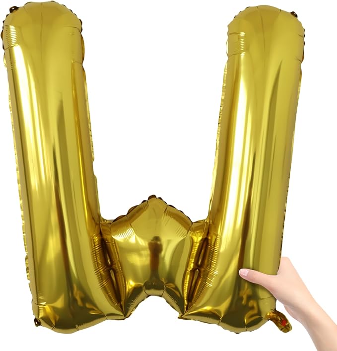 Letter Balloons Gold Party Balloon - Image 2