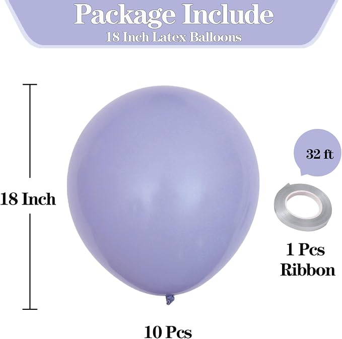 18 inch Pastel Gray Balloons - Image 2