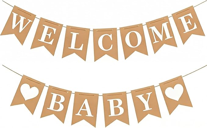 Welcome Baby Banner by Unknown