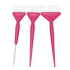 ZJchao Hair Dye Brush, Hair Color Brush Dye Applicator 3PCS with Ergonomic Handles for Dyeing, Bleaching, Treatment