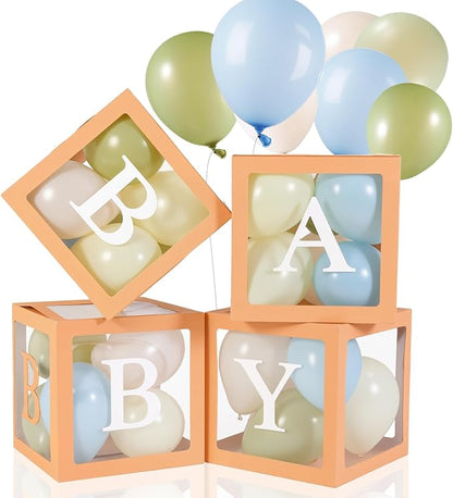 Zhanmai Baby Boxes for Bear Baby Shower Decoration by Zhanmai